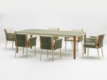 China Upholstered Outdoor Table and chair |  Albert